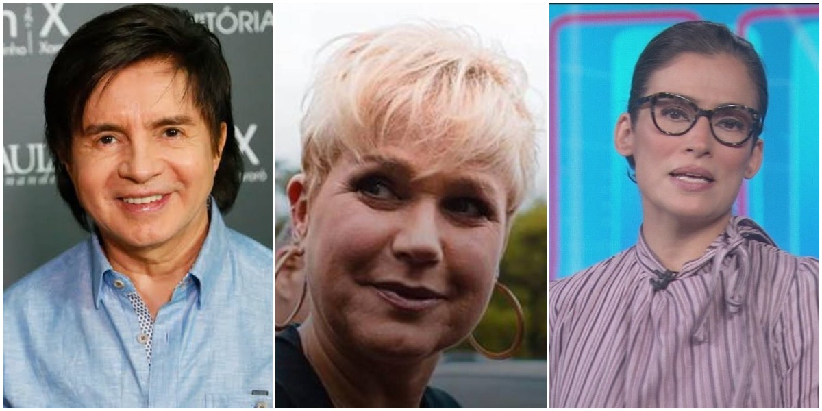 Xororó, Xuxa Meneghel e Renata Vasconcellos foram destaques nas notícias (Foto: Reprodução)