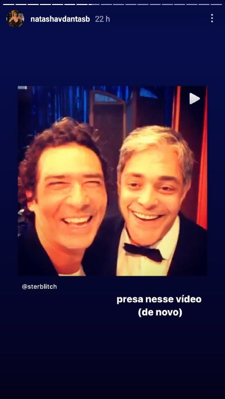 Eduardo Sterblitch gravou vídeo com William Bonner (Foto: Reprodução) 