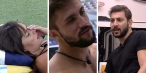 Madrugada pós formação de Paredão foi tensa no BBB21 (Imagem: Montagem/TV Foco)