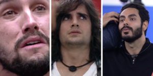 Arthur, Fiuk e Rodolffo tiveram madrugada tensa no BBB21 (Imagem: Montagem)