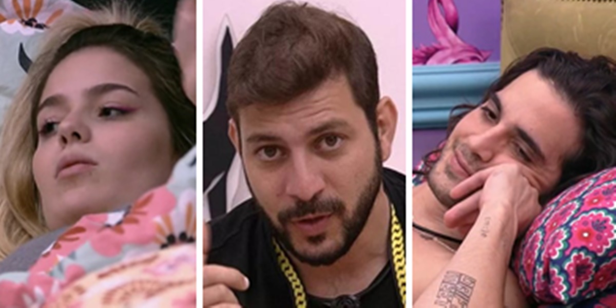 Viih Tube, Caio e Fiuk no BBB21 (Imagem: Montagem/TV Foco)