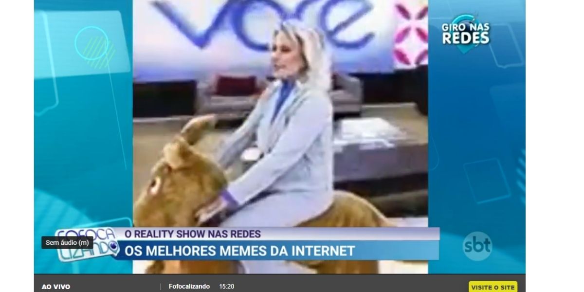 Meme de Ana Maria é exibido em programa de Chris Flores (Reprodução)