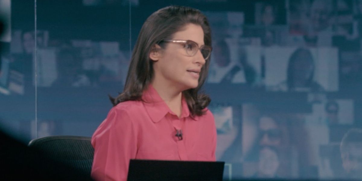 Renata Vasconcellos no Jornal Nacional (Foto: Reprodução/Globo)