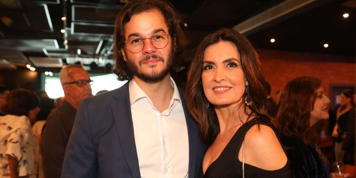 Fátima Bernardes e Túlio Gadêlha (Foto: Reprodução)