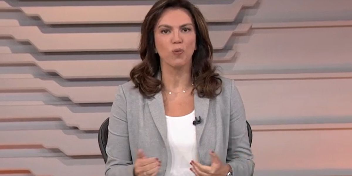 Ana Paula Araújo no Bom Dia Brasil (Foto: Reprodução/Globo)