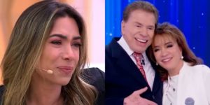 Patrícia Abravanel chorou ao vivo ao lembrar dos pais, Silvio Santos e Íris Abravanel (Reprodução)