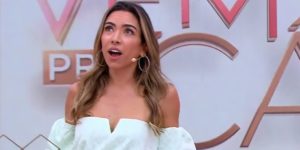 Patrícia Abravanel no Vem pra Cá do SBT não tem agradado o público (Foto: Reprodução)