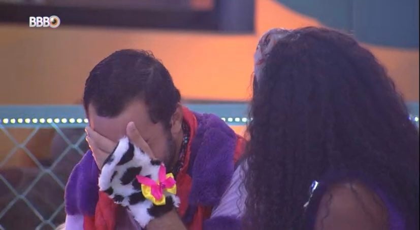 Gil e Camilla de Lucas no BBB21 (Foto: Reprodução)