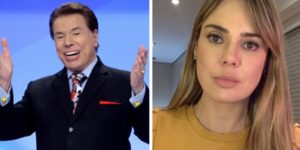 Silvio Santos e Rachel Sheherazade (Foto: Reprodução)