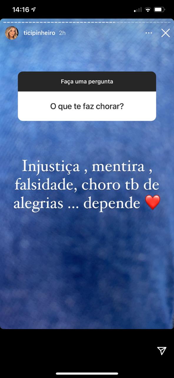 "Mentira, falsidade" explode Ticiane ao expor sobre choro após confirmar traição e separação de Tralli