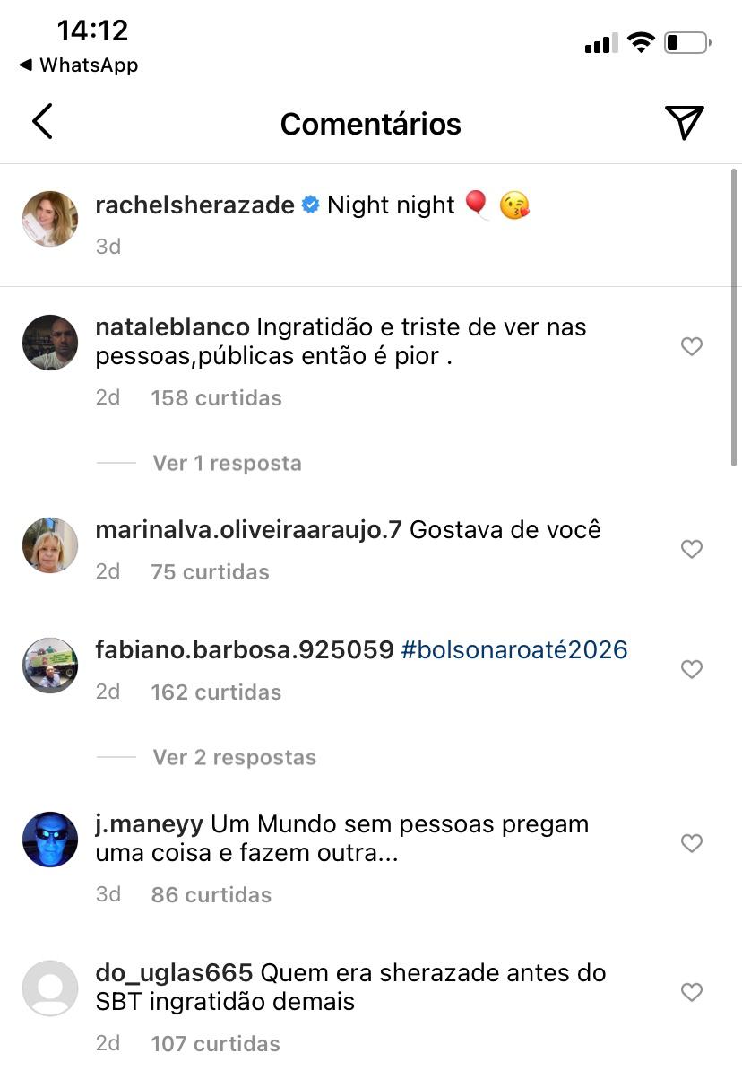 Rachel Sheherazade é trucidada, após exigir 30 milhões do SBT (Reprodução)