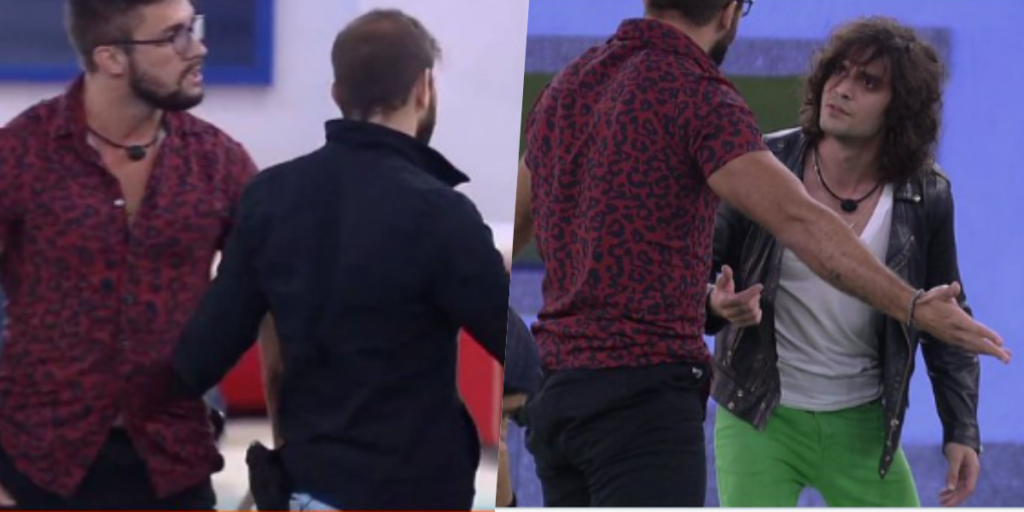 Arthur e Fiuk quase se agrediram ao vivo no BBB21 (Foto reproduçã