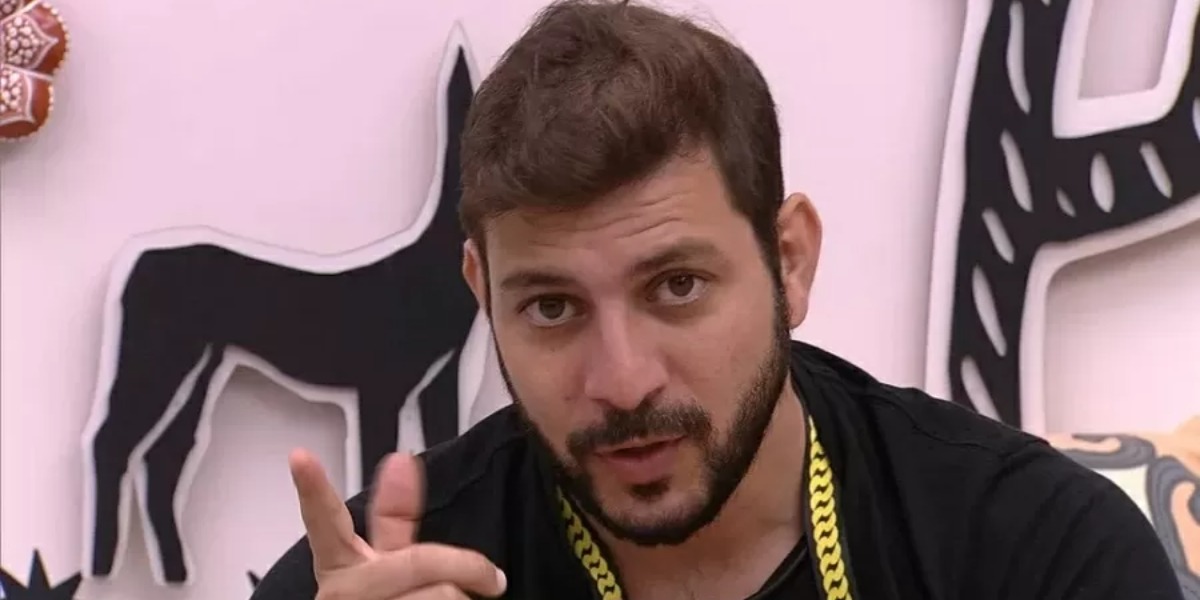 Caio foi o vencedor da prova do líder no BBB21 (Foto: Reprodução)