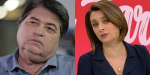 Datena e Catia Fonseca (Montagem: TV Foco)