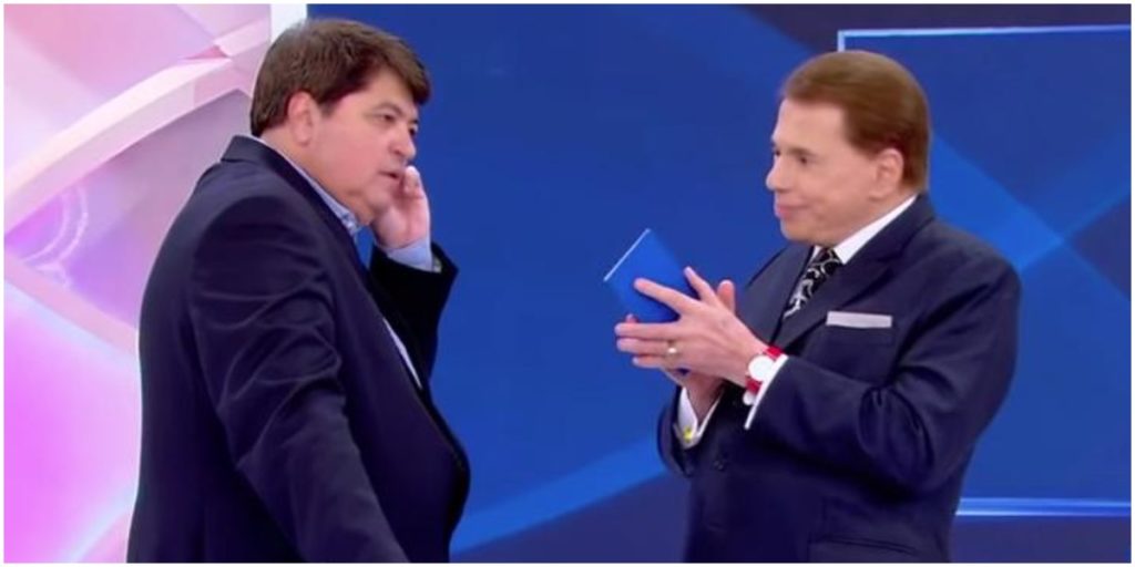 Datena durante participação no Programa Silvio Santos - Foto: Reprodução