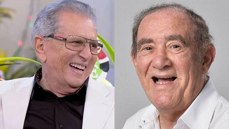 Carlos Alberto de Nóbrega e Renato Aragão, o Didi (Foto: Reprodução)