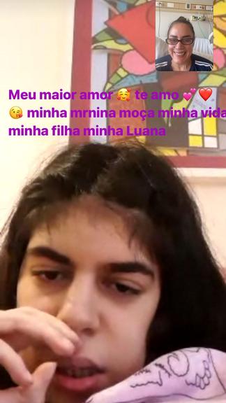 Silvia Abravanel conversa com filha (Reprodução) 