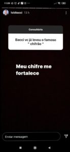 Luiz Bacci responde perguntas no Instagram (Reprodução)