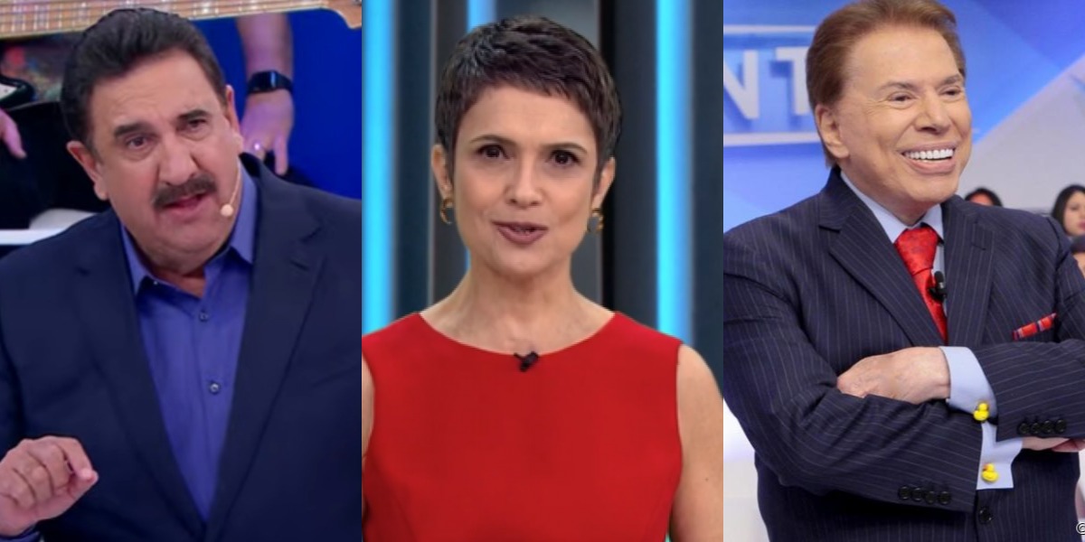 A semana dos famosos bombou! Teve Ratinho brigando com Rachel Sheherazade, Sandra Annenberg traída e Silvio Santos pegando estrela da Globo (Foto: Reprodução)