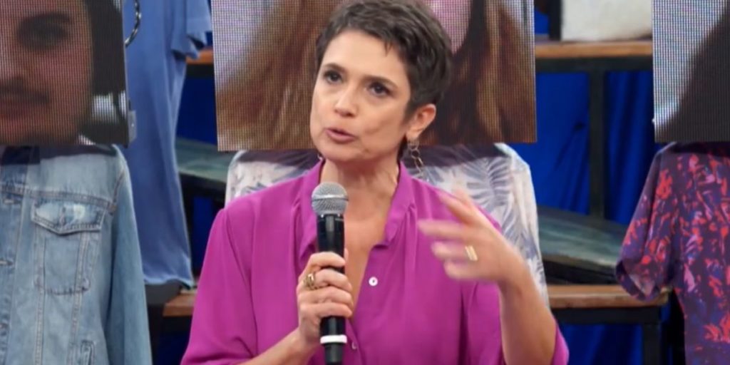 Sandra Annenberg no Altas Horas (Reprodução: Globo)