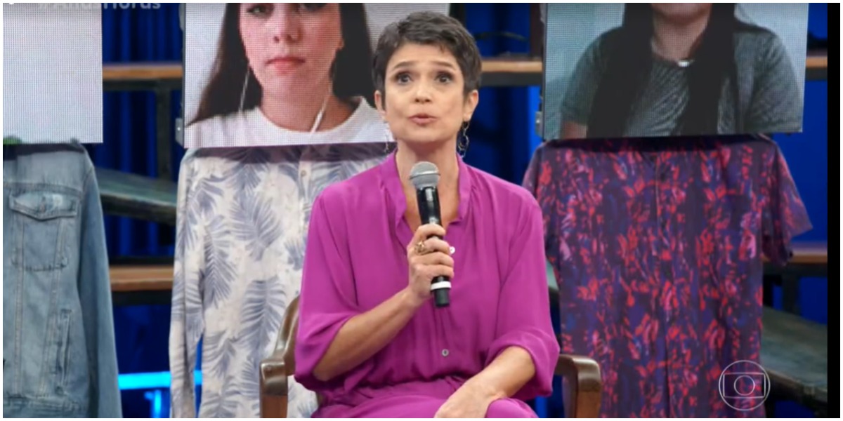 Sandra Annenberg esteve no Altas Horas da Globo e falou sobre Maju Coutinho no Jornal Hoje (Foto: Reprodução)