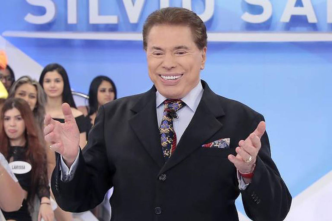 Silvio Santos durante seu programa aos domingos no SBT (Foto: Reprodução/ SBT)