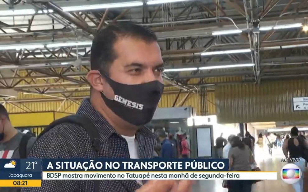 Gênesis sendo divulgada na Globo (Foto: Reprodução)