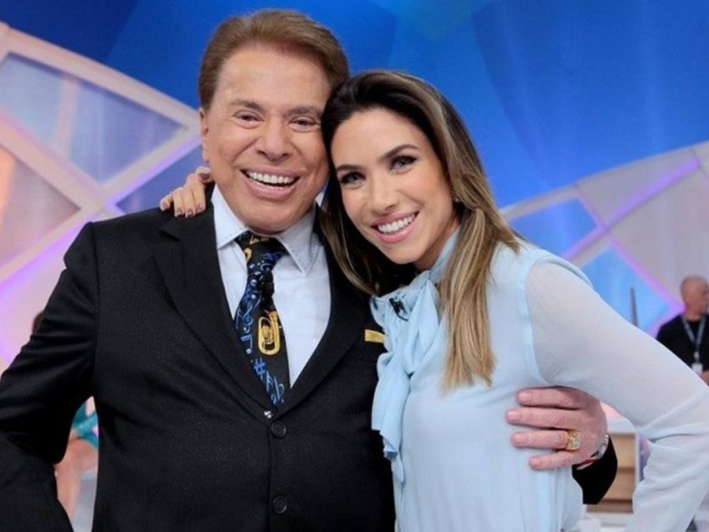 Silvio Santos e Patricia Abravanel