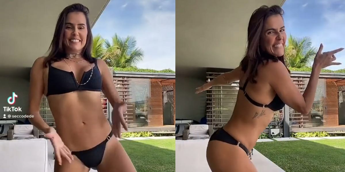 Deborah Secco dança funk em vídeo (Foto: Reprodução)