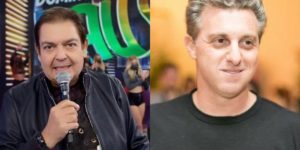 Faustão e Luciano Huck (Foto: Montagem/TV Foco)