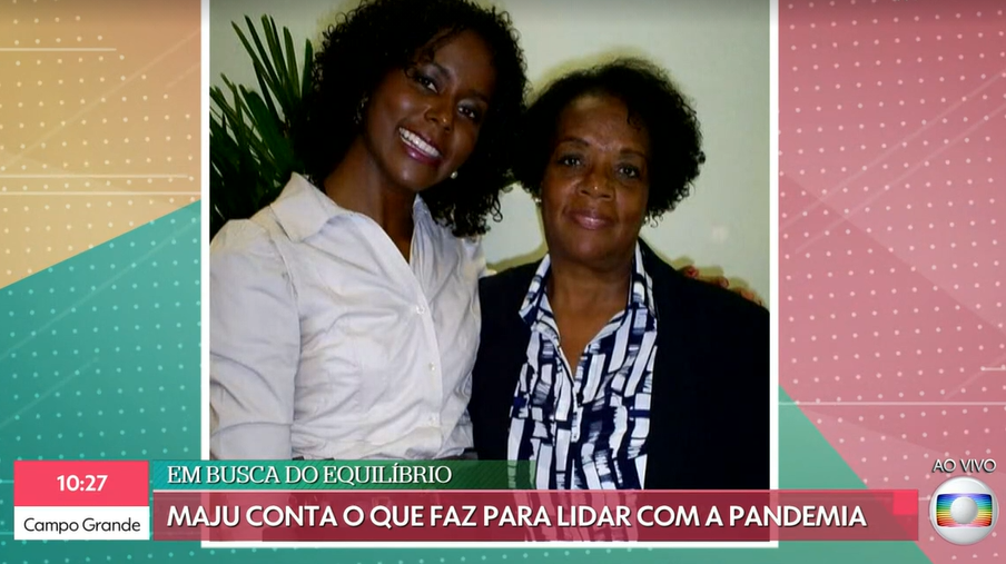 Mãe de Maju Coutinho foi exposta no É De Casa (Foto: Reprodução)