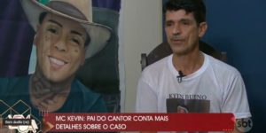 Pai do Mc Kevin dá relato sobre filho no SBT (Reprodução)