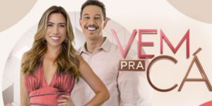 Vem Pra Cá é comandado por Patrícia Abravanel e Gabriel Cartonalo (Reprodução)