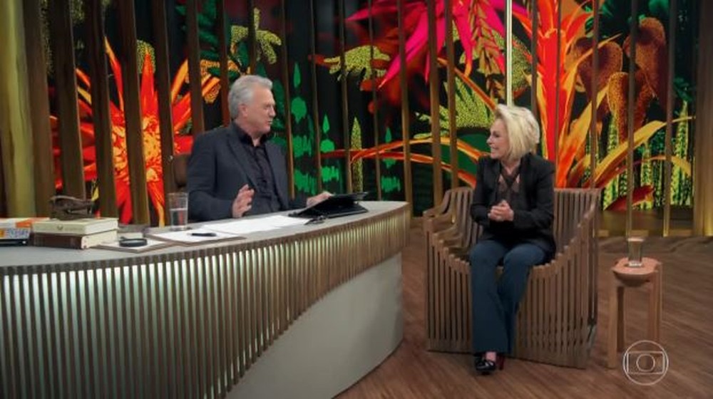 Ana Maria Braga no "Conversa Com Bial", em 2019 (Foto: Reprodução/TV Globo)