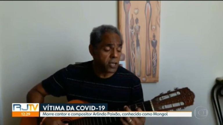 Morre o cantor Arlindo Paixão, vítima da Covid-19, aos 64 anos (Reprodução: Globo)