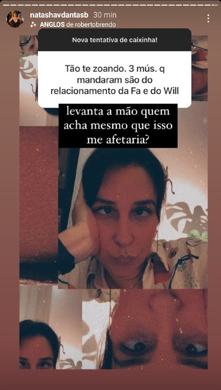 Natasha Dantas se revoltou com recado e detonou (Foto: Reprodução/ Instagram)