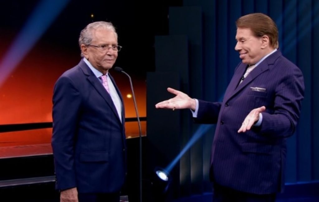 Carlos Alberto e Silvio Santos são amigos (Foto: Divulgação/SBT)