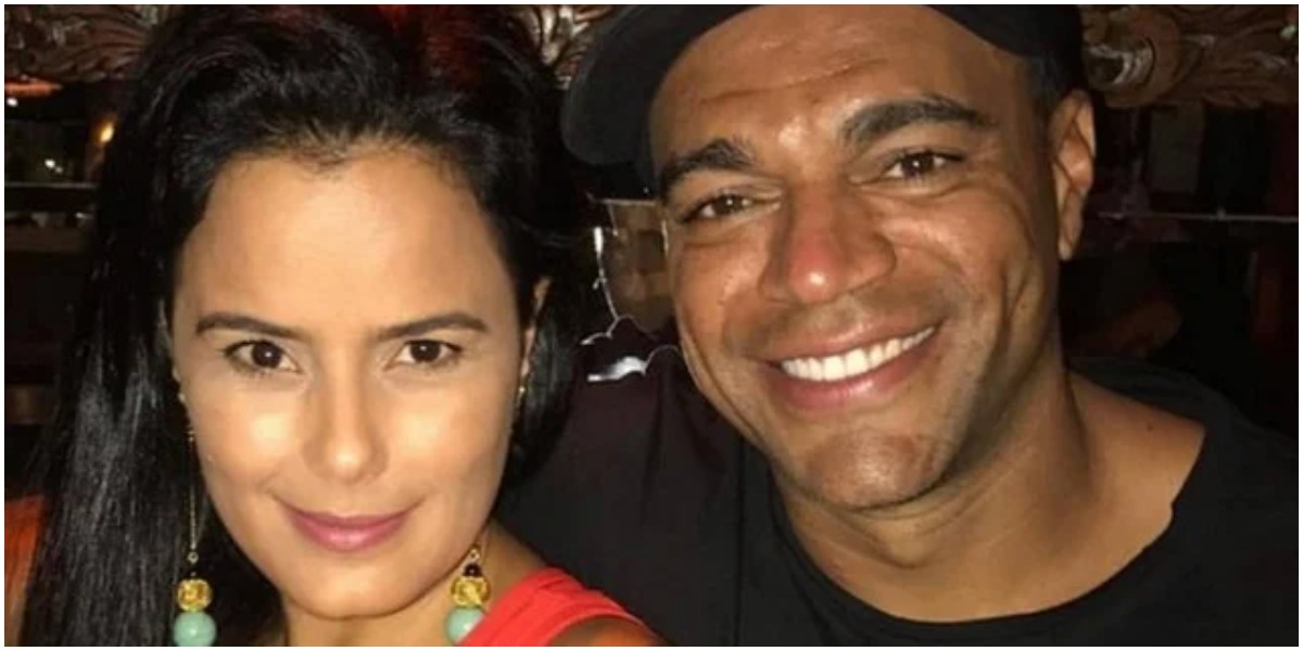 Denílson é casado com Luciele Di Camargo com quem tem dois filhos (Foto: Reprodução)