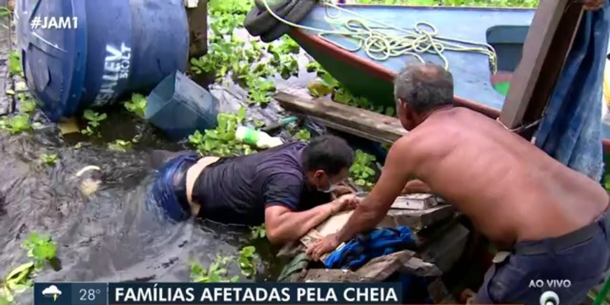 Equipe de jornalistas da Globo sofre acidente durante transmissão ao vivo (Foto: Reprodução)