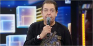 Faustão começou programa com aviso - Foto: Reprodução