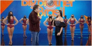 Faustão surpreendeu em conversa com a nordestina (Foto: Reprodução)