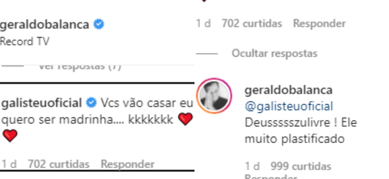 Adriane Galisteu deixou comentário curioso na postagem de Geraldo Luís