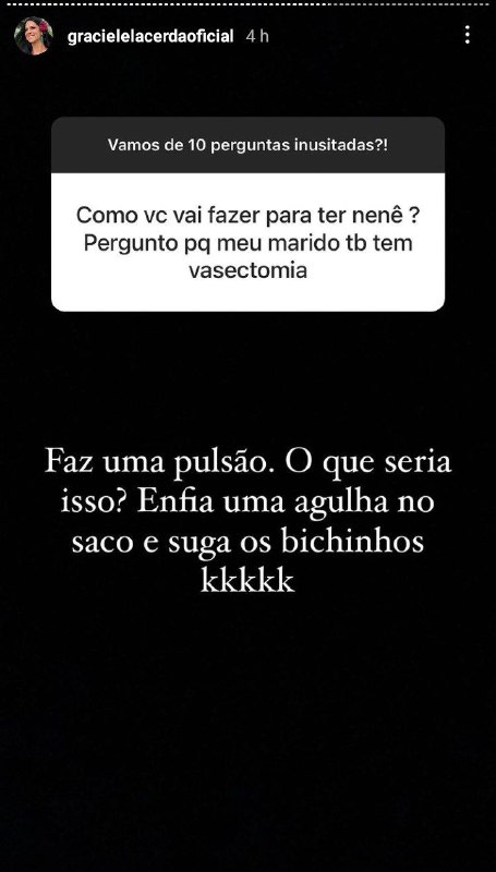 Graciele Lacerda falou sobre o procedimento que deve fazer para engravidar de Zezé (Foto: Reprodução/ Instagram)