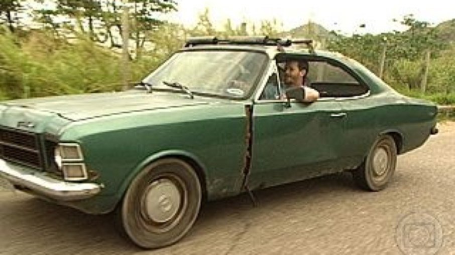 Opala 79 desaparecido durante o quadro "Lata Velha" (Foto: Reprodução/TV Globo)