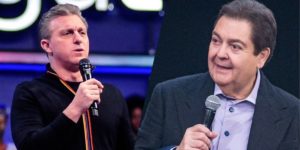 Luciano Huck não terá o mesmo salário que Faustão tinha na Globo (Montagem: TV Foco)