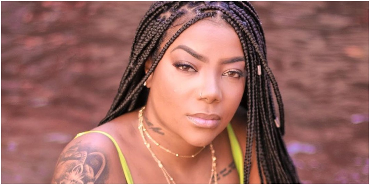 Ludmilla foi cobrada por um posicionamento, se irritou e soltou o verbo (Foto: Reprodução)