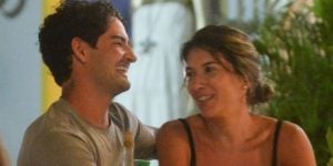 Alexandre Pato e Rebeca Abravanel (Foto: AgNews)