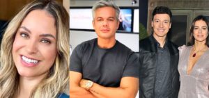 Sarah, Otaviano Costa, Vera Viel e Faro são cotados para assumir o TV Fama (Foto: Montagem/TV Foco)