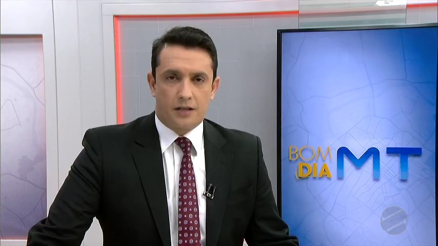 Odilon Araújo apresentava o Bom Dia Mato Grosso na afiliada da Globo (Foto: Reprodução)