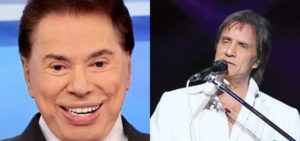 Silvio Santos e Roberto Carlos (Foto: Montagem/TV Foco)